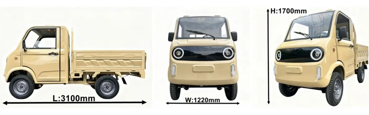 E-Laster, auf 4 Räder, 45kmh